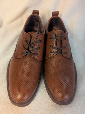 Holy Dove brown dress shoes leather